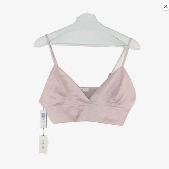 Ten by Babaton Aria Satin Lined Bra Top Aritzia - Picture 2 of 7